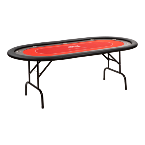 Pokertafel - inklapbaar - rood toernooi