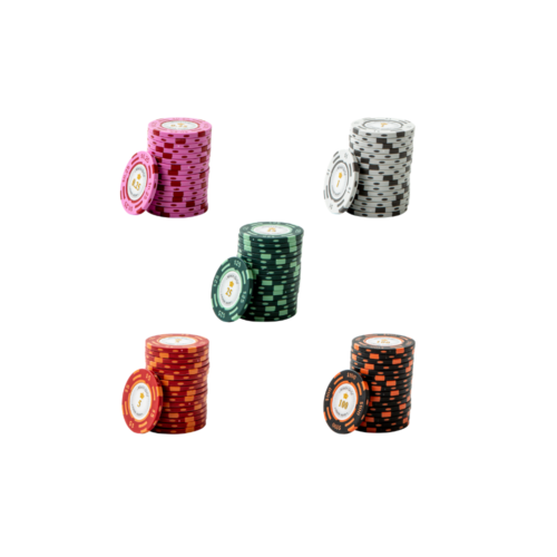 Poker chips - Clay - Monte Carlo