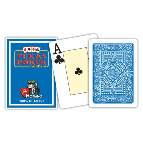 Poker kaarten - Modiano - blauw