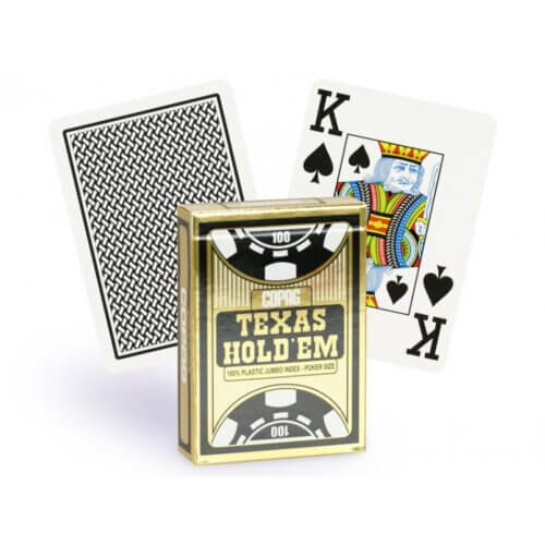 Pokerkaarten - Copag - 2 index zwart
