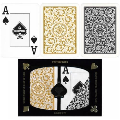 Poker kaarten - Copag - Goud dubbel