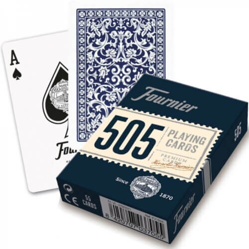 Poker Karten - Fournier - 505 blau