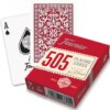 Poker kaarten - Fournier - 505 rood