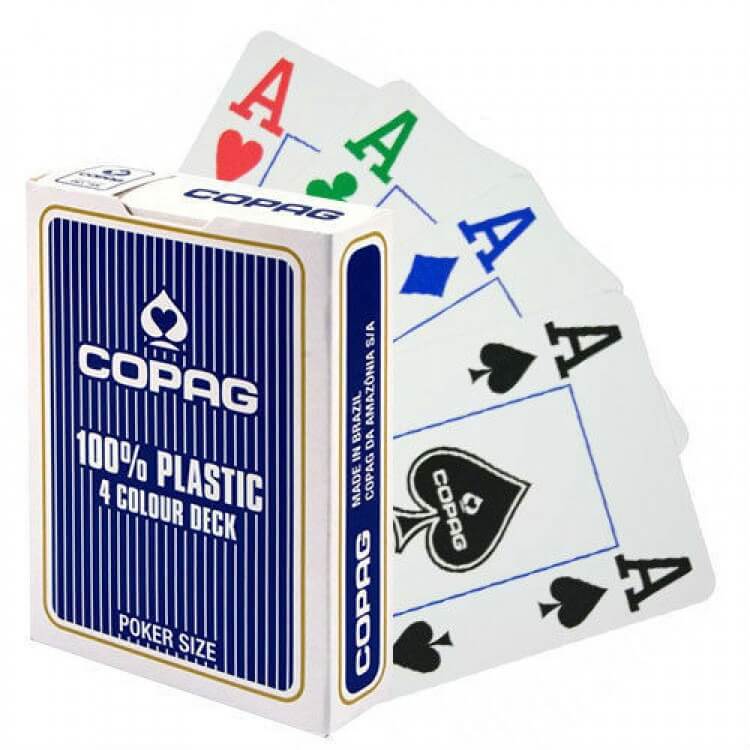 Omtrek Een nacht Huiskamer Copag 4 Kleuren Pokerkaarten - MEC Shop